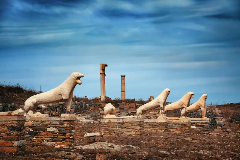 Terrace of the Lions Delos Island