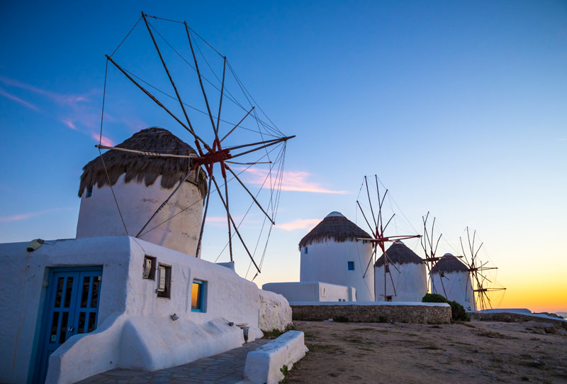 Mykonos Windmills: once upon a time