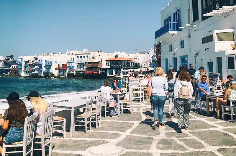 Great late summer vibes in Mykonos!